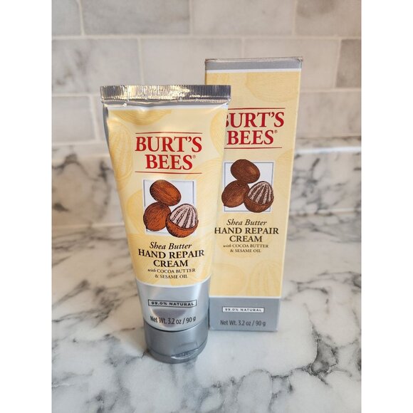 Burt's Bees Shea Butter Hand Repair Cream With Cocoa Butter & Sesame Oil 3.2 Oz - Picture 5 of 7